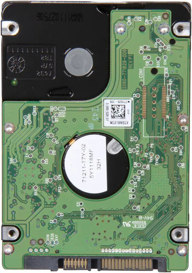 Alt view image 5 of 5 - Western Digital Scorpio Black wd5000bpkt 500GB 7200 RPM 16MB Cache SATA 3.0Gb/s 2.5" Internal Notebook Hard Drive Bare Drive