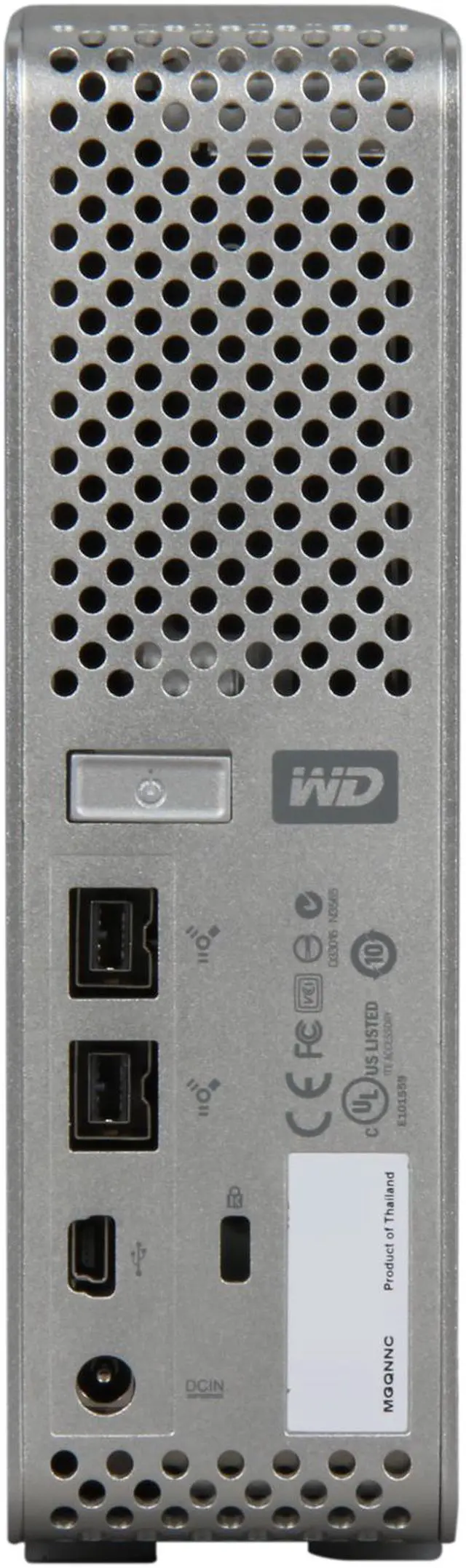 Alt view image 4 of 5 - WD My Book Studio LX 3TB FireWire 800, USB 2.0 3.5" External Hard Drive WDBACH0030HAL-NESN Silver