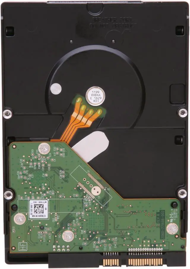 Alt view image 4 of 4 - Western Digital WD Green WD25EZRX 2.5TB 64MB Cache SATA 6.0Gb/s 3.5" Internal Hard Drive Bare Drive