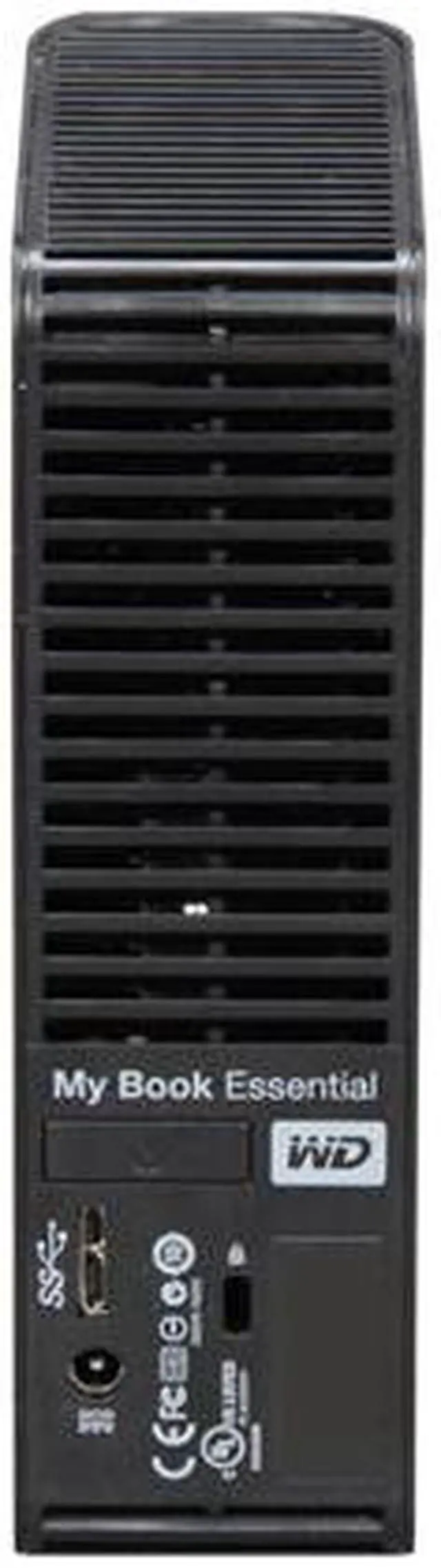 Alt view image 4 of 5 - WD My Book Essential 1TB USB 3.0 External Hard Drive WDBACW0010HBK Black