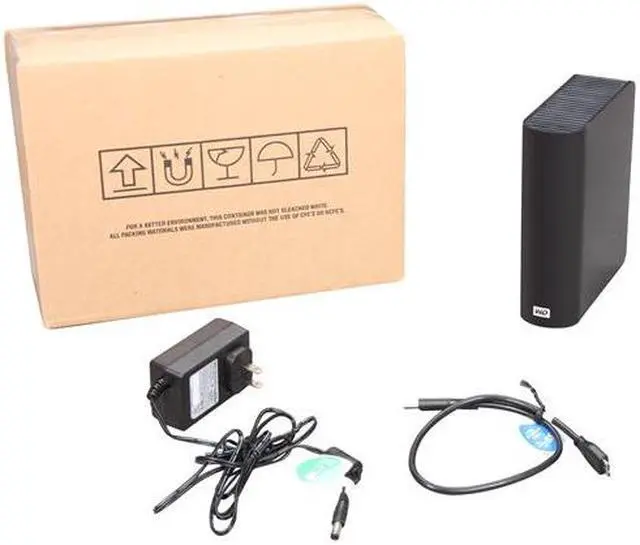 Alt view image 5 of 5 - WD My Book Essential 1TB USB 3.0 External Hard Drive WDBACW0010HBK Black
