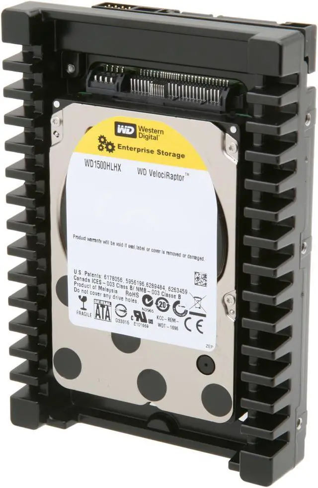 Main image of Western Digital WD VelociRaptor WD1500HLHX 150GB 10000 RPM 32MB Cache SATA 6.0Gb/s 3.5" Internal Hard Drive Bare Drive
