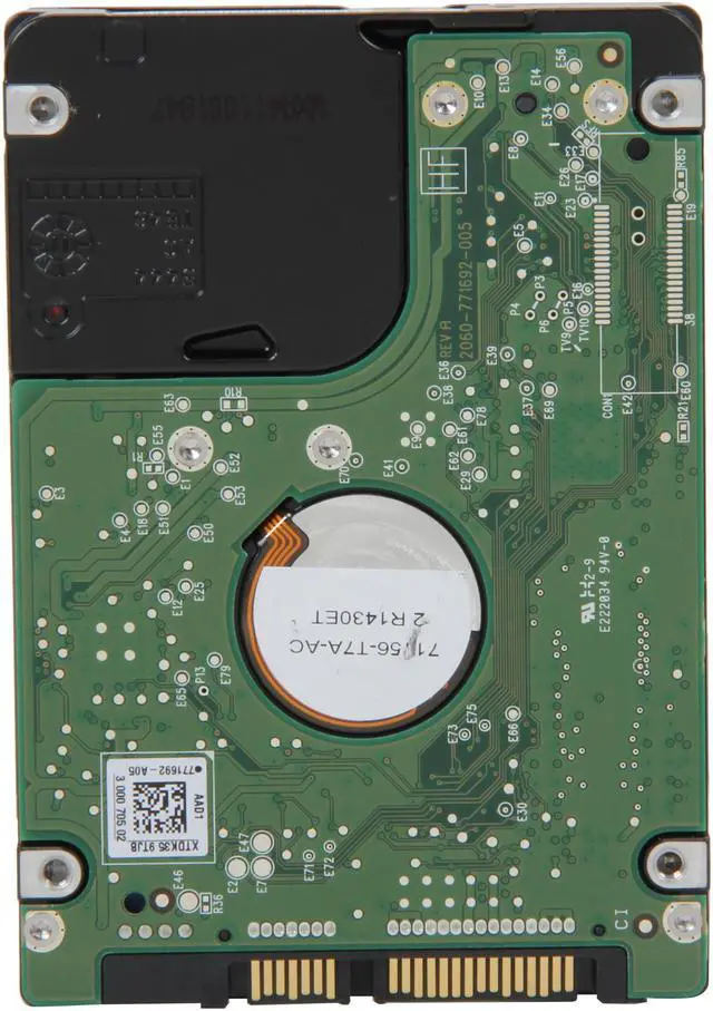 Alt view image 4 of 4 - WD Scorpio Blue WD10TPVT 1TB 5200 RPM 8MB Cache SATA 3.0Gb/s 2.5" Internal Hard Drive Bare Drive