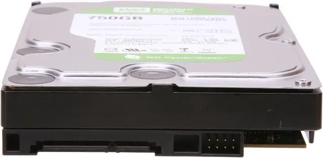 Alt view image 3 of 4 - Western Digital WD Green WD7500AARX 750GB IntelliPower 64MB Cache SATA 6.0Gb/s 3.5" Internal Hard Drive Bare Drive