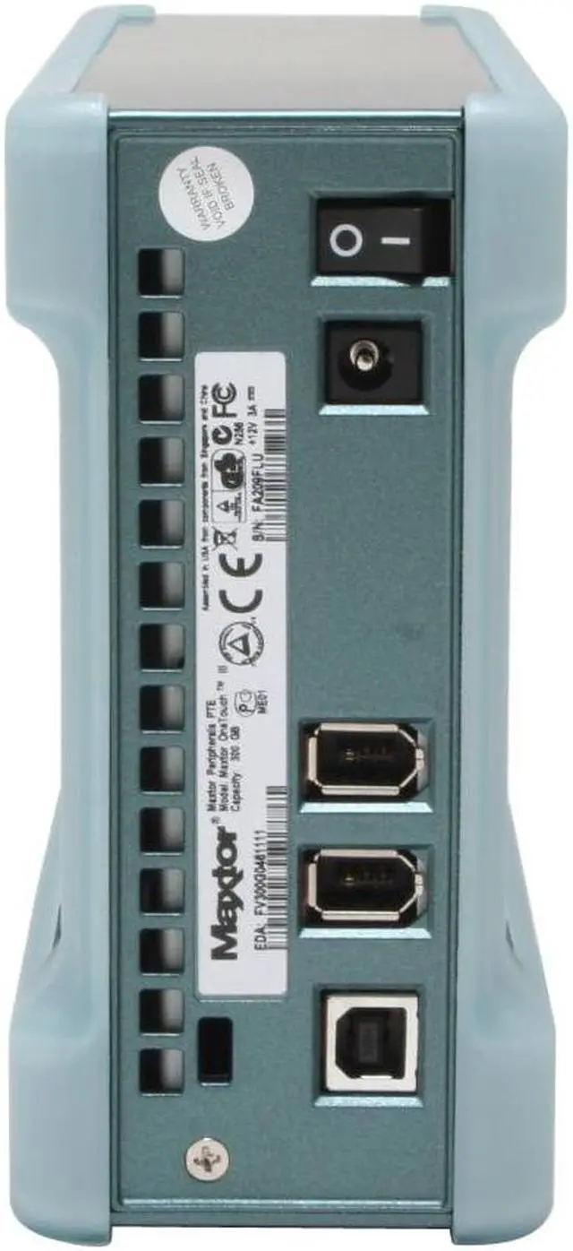 Alt view image 3 of 5 - Maxtor OneTouch III 500GB USB 2.0 / Firewire400 3.5" External Hard Drive F01G500
