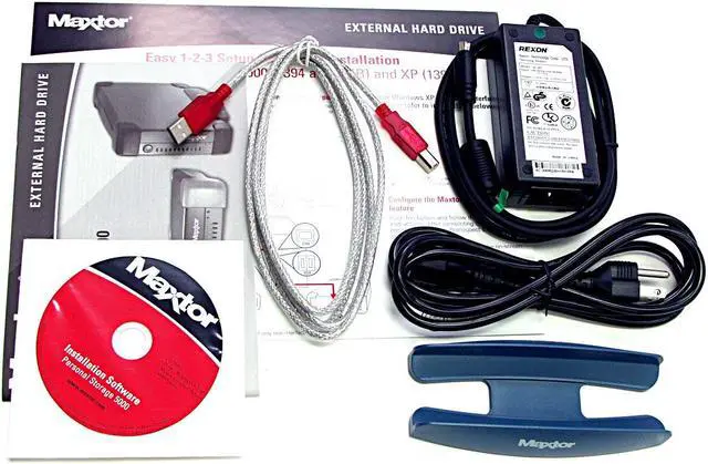 Alt view image 3 of 4 - Maxtor OneTouch III 80GB USB 2.0 3.5" External Hard Drive 5000LE/R01J080
