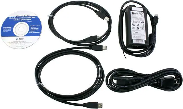 Alt view image 3 of 4 - WD Dual-option Combo 250GB USB 2.0 / Firewire400 3.5" External Hard Drive WDXB2500JBRNN