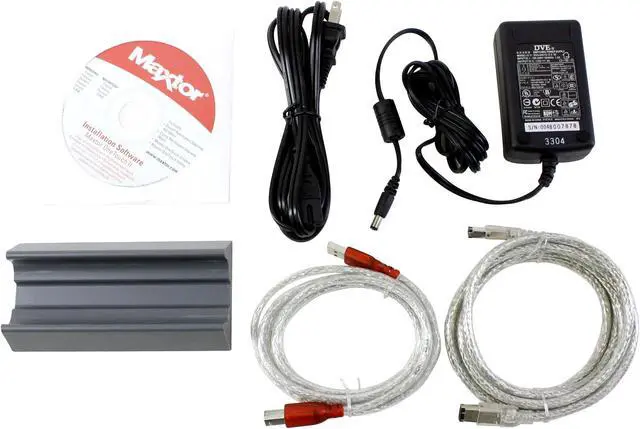 Alt view image 3 of 4 - Maxtor OneTouch II 300GB USB 2.0 / Firewire400 3.5" External Hard Drive E01G300