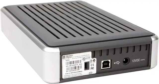 Main image of Western Digital Dual-option USB 2.0 WDXUB1200BBNN 120GB 7200 RPM 2MB Cache External Hard Drive