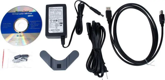 Alt view image 4 of 5 - WD Dual-option USB 2.0 250GB USB 2.0 3.5" External Hard Drive WDXUB2500JBNN