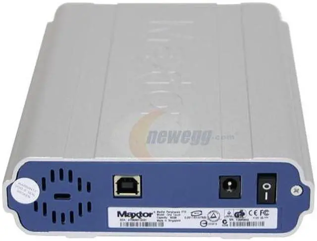 Alt view image 3 of 5 - Maxtor OneTouch 80GB USB 2.0 External Hard Drive A01B080