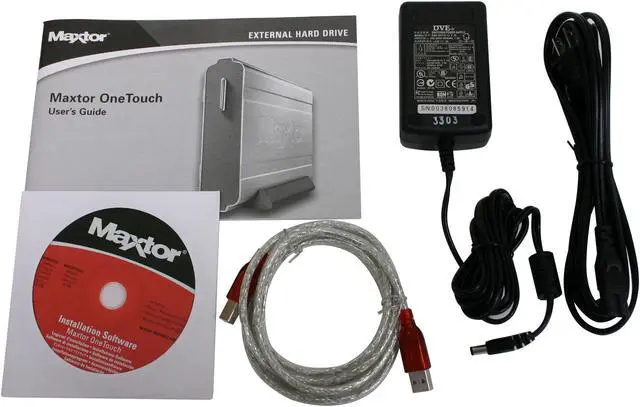 Alt view image 4 of 5 - Maxtor OneTouch 80GB USB 2.0 External Hard Drive A01B080