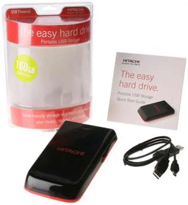 Alt view image 3 of 4 - Hitachi GST 250GB USB 2.0 2.5" External Hard Drive H2250U
