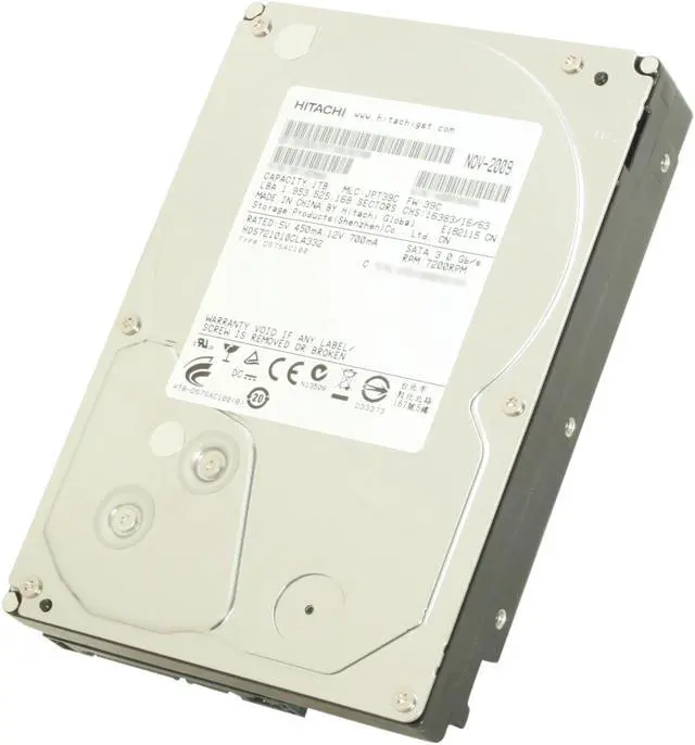 Alt view image 3 of 7 - Hitachi GST Deskstar HD31000 IDK/7K (0S00163) 1TB 7200 RPM 32MB Cache SATA 3.0Gb/s 3.5" Internal Hard Drive
