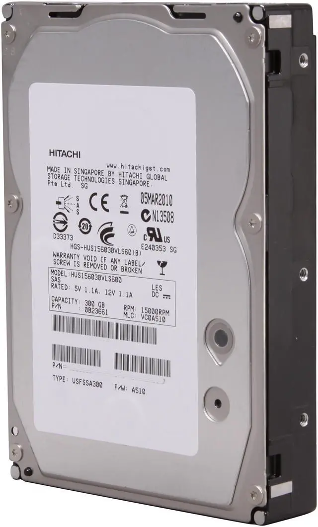 Main image of HGST Ultrastar 15K600 HUS156030VLS600(0B23661) 300GB 15000 RPM 16MB Cache SAS 6Gb/s 3.5" Enterprise Hard Drive Bare Drive