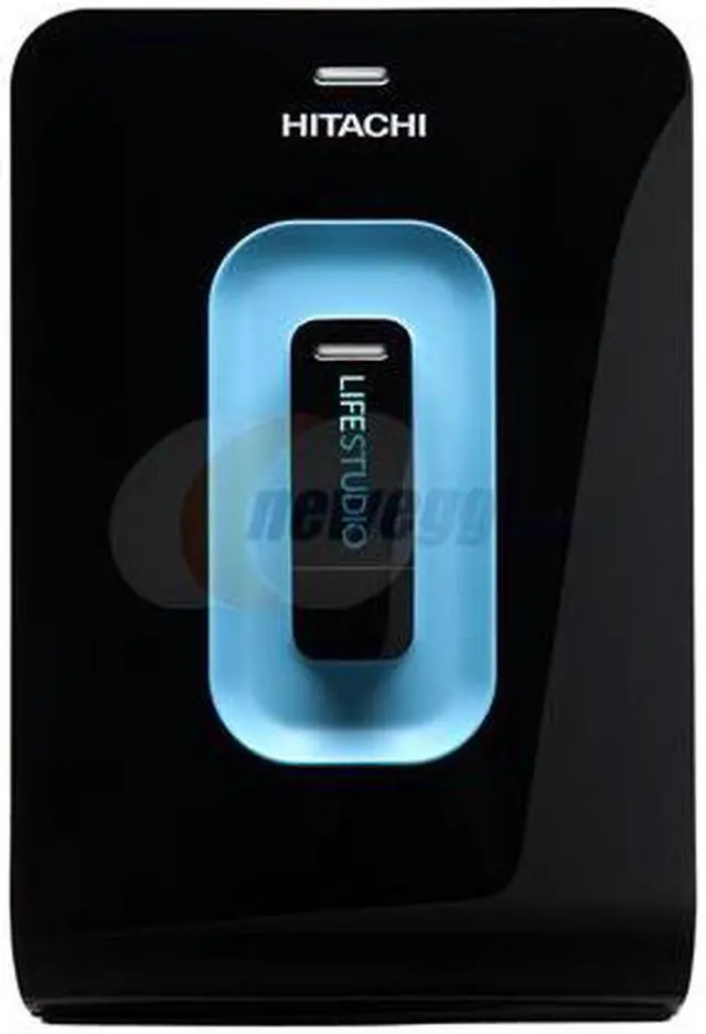 Alt view image 2 of 6 - Hitachi GST LifeStudio Plus 2TB USB 2.0 3.5" External Hard Drive HLSDPUB20001BBB (0S02678) Black