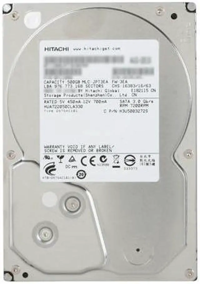Alt view image 2 of 4 - HGST Ultrastar A7K2000 0F11000 500GB 7200 RPM 32MB Cache SATA 3.0Gb/s 3.5" Internal Hard Drive Bare Drive