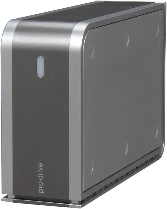 Main image of SimpleTech ProDrive 1TB USB 2.0, FireWire 400, FireWire 800, and 3Gb/sec eSATA 3.5" Quad Interface External Hard Drive 0S00026 Silver
