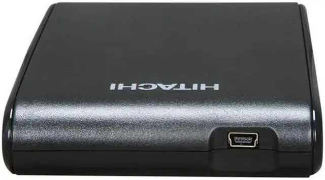 Alt view image 4 of 4 - Hitachi GST X-Series 750GB USB 2.0 2.5" Portable External Hard Drive 0S03061 Black