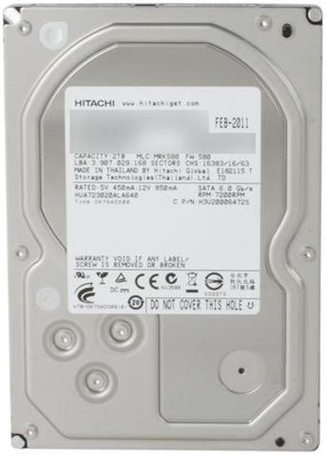 HGST Ultrastar 7K3000 HUA723020ALA640 (0F12455) 2TB 7200 RPM 64MB