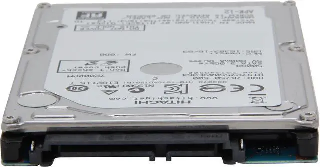 Alt view image 3 of 4 - HGST Travelstar 7K750 0J12281 500GB 7200 RPM 16MB Cache SATA 3.0Gb/s 2.5" Internal Notebook Hard Drive Bare Drive