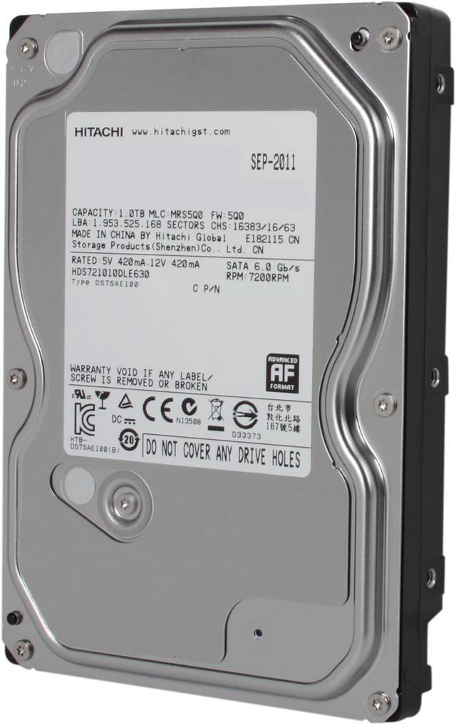 Hitachi GST Deskstar 7K1000.D HDS721010DLE630 (0F13180) 1TB Hitachi GST Deskstar 7K1000.D HDS721010DLE630 (0F13180) 1TB