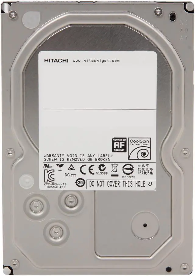 Alt view image 2 of 4 - Hitachi GST H3IK40003254SW (0S03364) 4TB 5400 RPM 32MB Cache SATA 6.0Gb/s 3.5" Internal Hard Drive Bare Drive