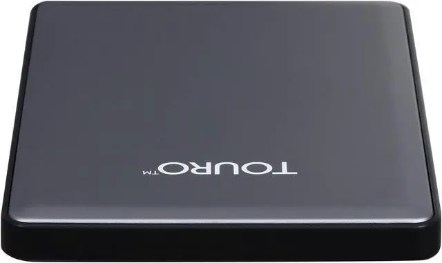 Alt view image 4 of 5 - HGST 1TB Touro S High-Performance Ultra-Portable Drive USB 3.0 Model 0S03694 (HTOSPA10001BHB) Gray