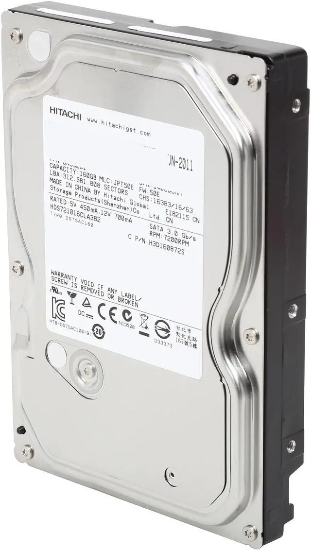 Refurbished: HGST Deskstar 7K1000.C HDS721016CLA382 (0A39261