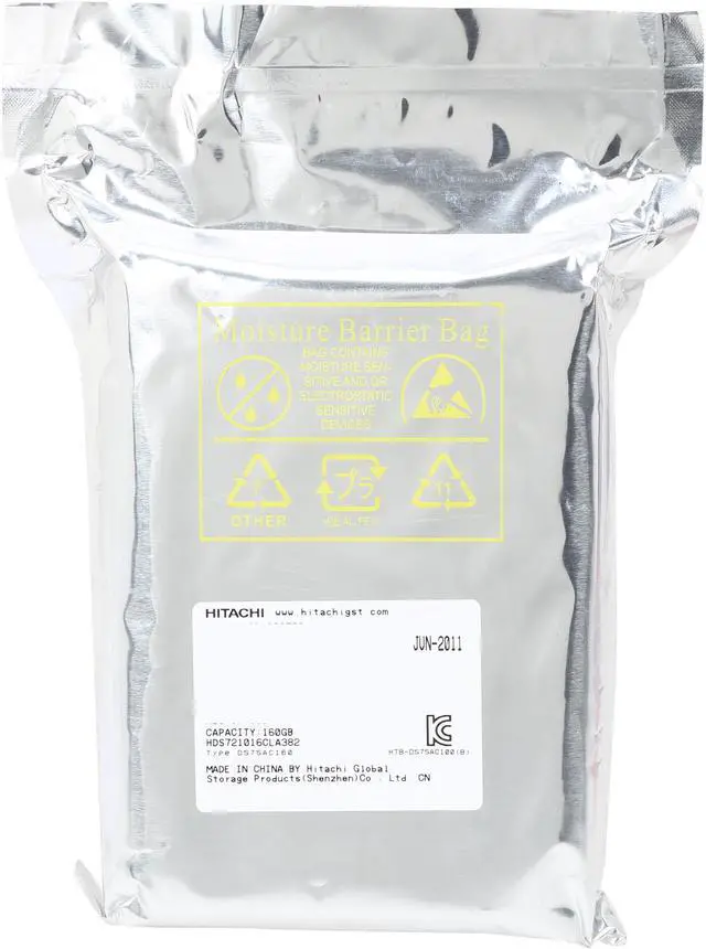 Alt view image 5 of 5 - HGST Deskstar 7K1000.C HDS721016CLA382 (0A39261) 160GB 7200 RPM 8MB Cache SATA 3.0Gb/s 3.5" Internal Hard Drive