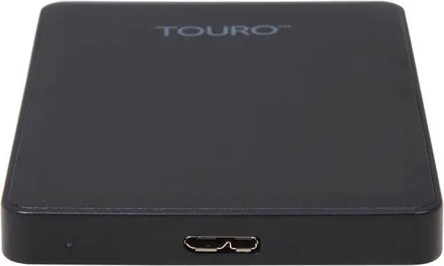 Alt view image 3 of 6 - HGST 1TB Touro Mobile Portable External Hard Drive USB 3.0 Model 0S03801 Black