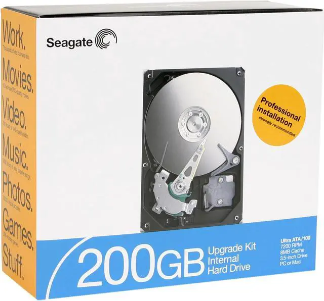 Main image of Seagate ST3200822A-RK 200GB 7200 RPM 8MB Cache IDE Ultra ATA100 / ATA-6 3.5" Hard Drive