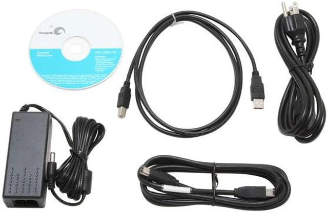 Alt view image 4 of 5 - Seagate Pushbutton Backup 300GB 7200 RPM 3.5" USB 2.0 / Firewire400 External Hard Drive Model ST3300601CB-RK
