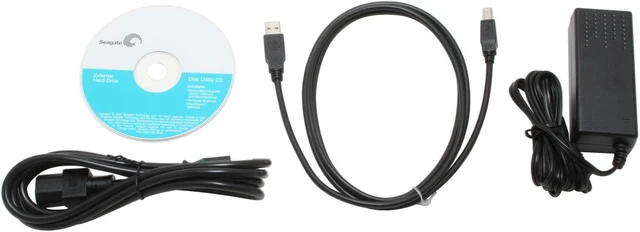 Alt view image 4 of 5 - Seagate Pushbutton Backup 400GB USB 2.0 3.5" External Hard Drive ST3400601U2-RK