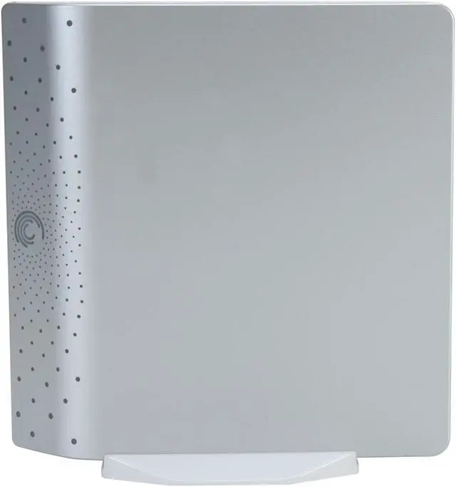 Alt view image 3 of 5 - Seagate FreeAgent Desk 1TB USB 2.0 3.5" External Hard Drive ST310005FDA2E1-RK Silver