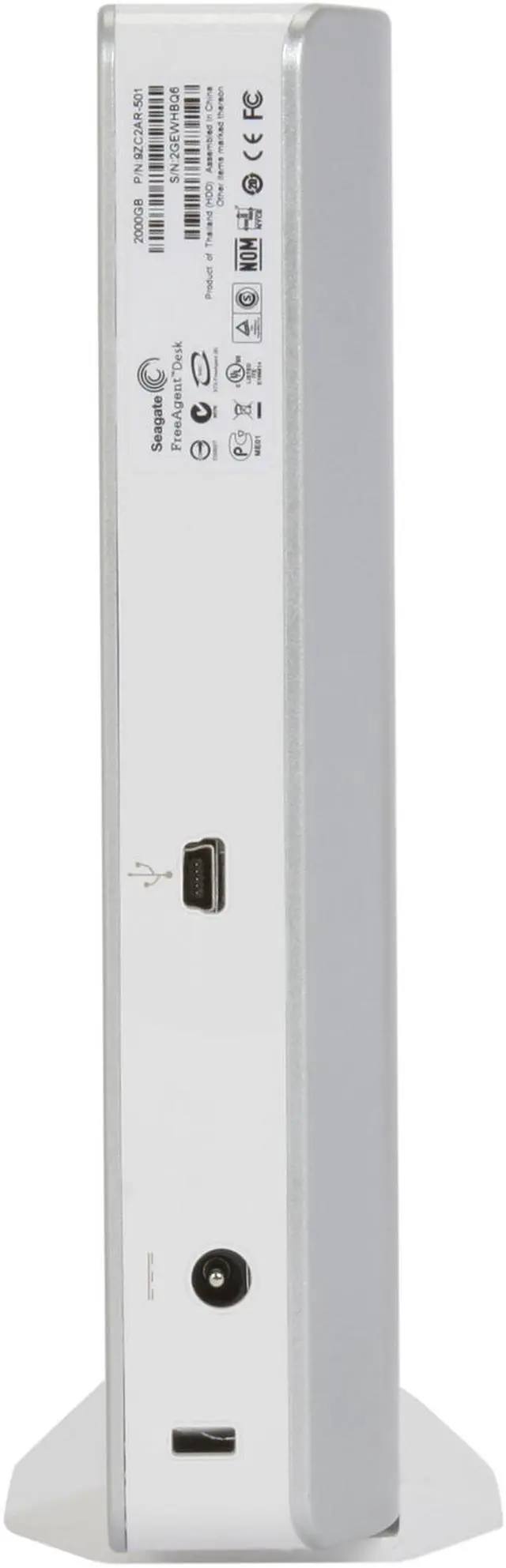 Alt view image 3 of 4 - Seagate FreeAgent Desk 2TB USB 2.0 3.5" External Hard Drive ST320005FDA2E1-RK