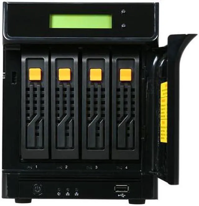 Alt view image 2 of 5 - Seagate ST380005SHA10G-RK 4-Bay 8TB BlackArmor NAS 440 Network Storage Server