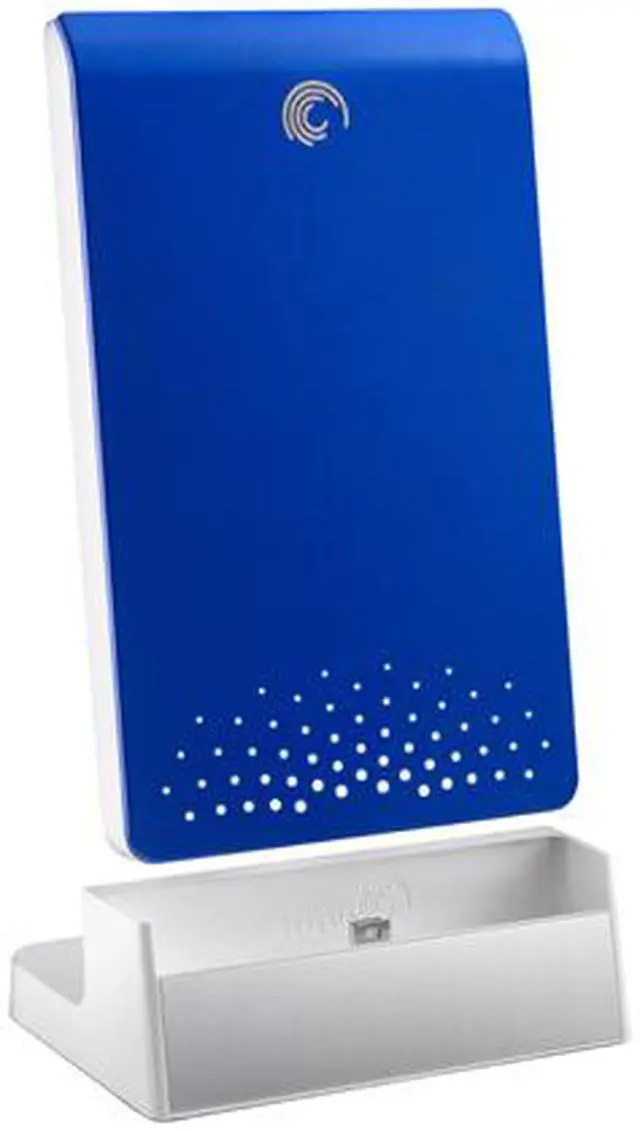 Alt view image 3 of 7 - Seagate FreeAgent Go 500GB USB 2.0 2.5" External Hard Drive ST905003FBA2E1-RK Royal Blue