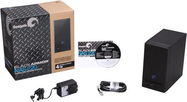 Alt view image 5 of 5 - Seagate ST340005LSA10G-RK 4TB (2 x 2TB) BlackArmor NAS 220