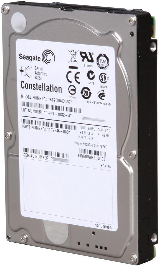 Used - Very Good: Seagate Constellation ST9500430SS 500GB 7200 RPM