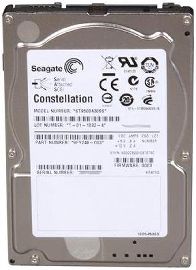 Used - Very Good: Seagate Constellation ST9500430SS 500GB 7200 RPM