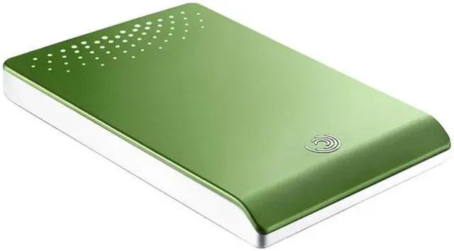 Alt view image 2 of 3 - Seagate FreeAgent Go 320GB USB 2.0 2.5" Portable Hard Drive ST903203FMA2E1-RK Forest Green