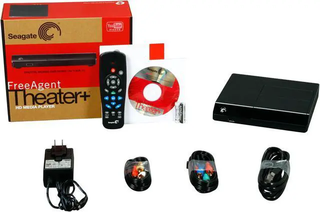 Alt view image 5 of 5 - Seagate FreeAgent Theater+ USB 2.0 / Ethernet HD Media Player Only STCEA201-RK