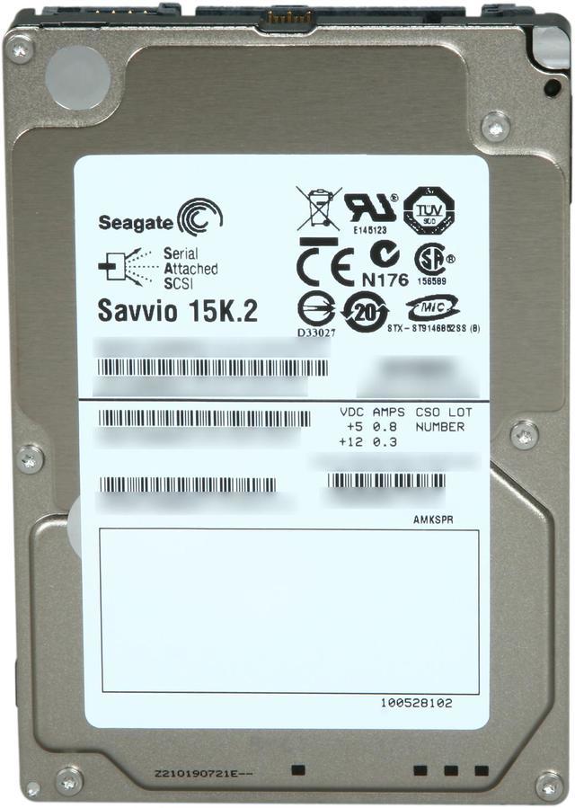 Seagate Savvio 15K.2 ST9146852SS 146GB 15000 RPM 16MB Cache SAS 6Gb/s 2.5