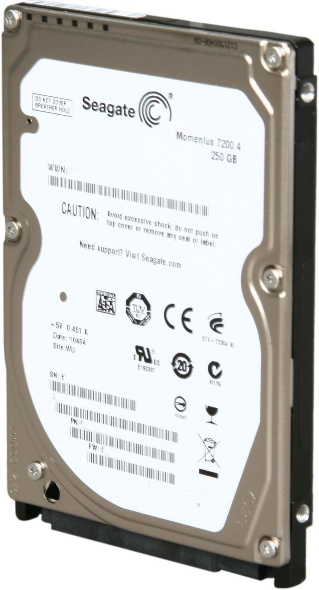 Seagate Momentus .4 STASG GB  RPM MB Cache SATA 3.0Gb/s  2.5" Internal Notebook Hard Drive with G Force Protection Bare Drive