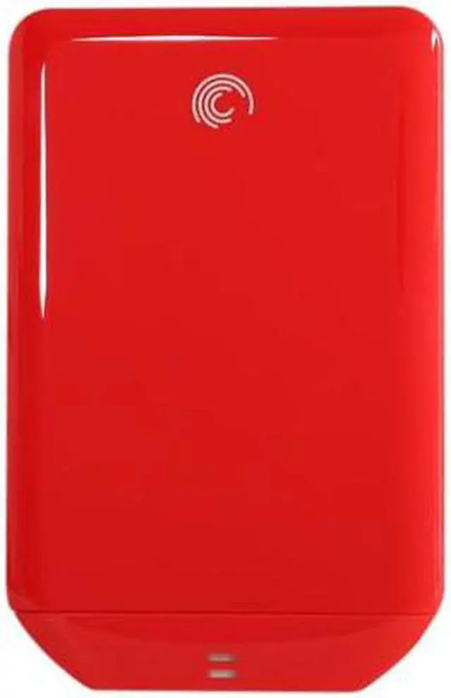 Alt view image 2 of 6 - Seagate FreeAgent GoFlex 500GB USB 2.0 Ultra-Portable Hard Drive (Red)