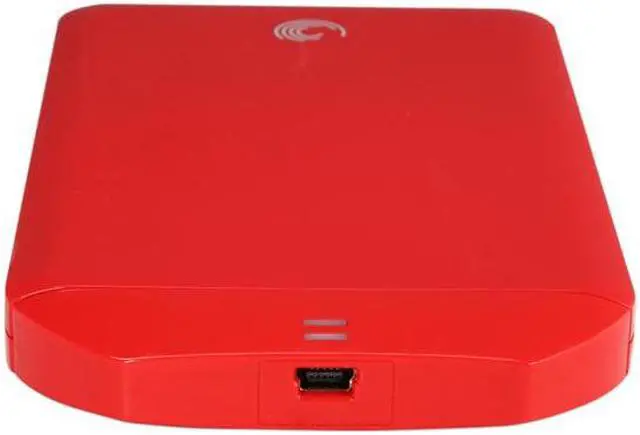 Alt view image 3 of 6 - Seagate FreeAgent GoFlex 500GB USB 2.0 Ultra-Portable Hard Drive (Red)