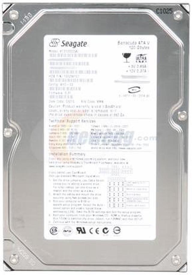 Seagate BarraCuda V ST3120023A 120GB 7200 RPM IDE Ultra ATA66 / ATA-5 3.5