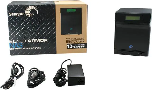 Alt view image 5 of 5 - Seagate STAU12000100 12TB BlackArmor 440 Network Storage