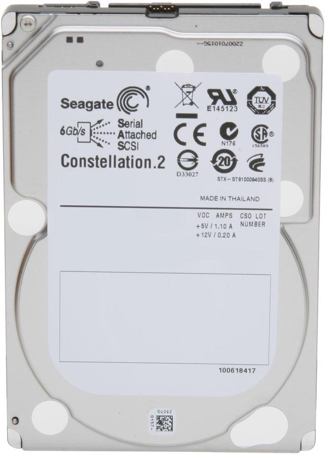 Seagate Constellation.2 ST9500620SS 500GB 7200 RPM 64MB Cache SAS 6Gb/s  2.5